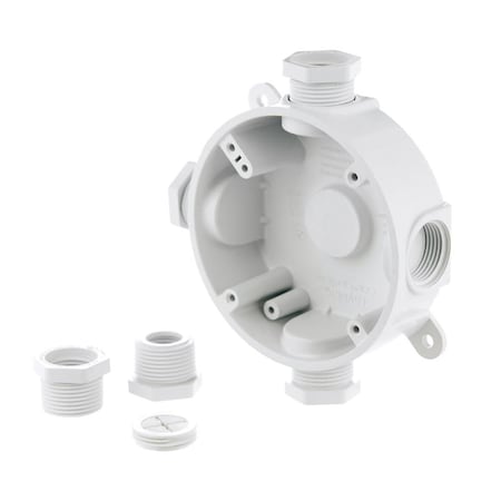 Happylight Electrical Box, Outlet Box Type, 1 Gang, Plastic HA2739504